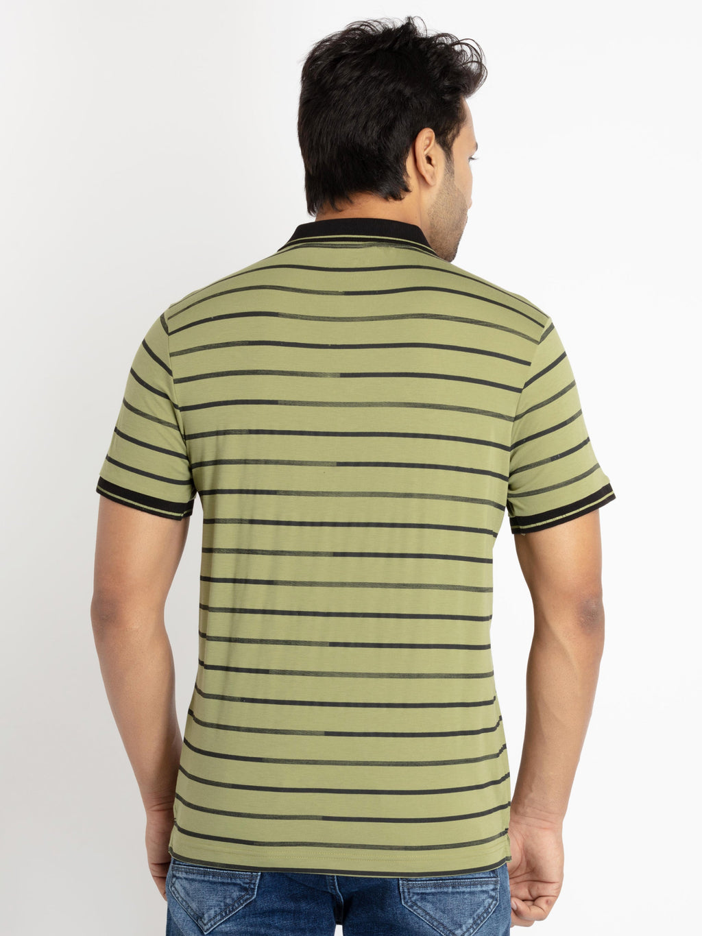 Printed polo t shirt