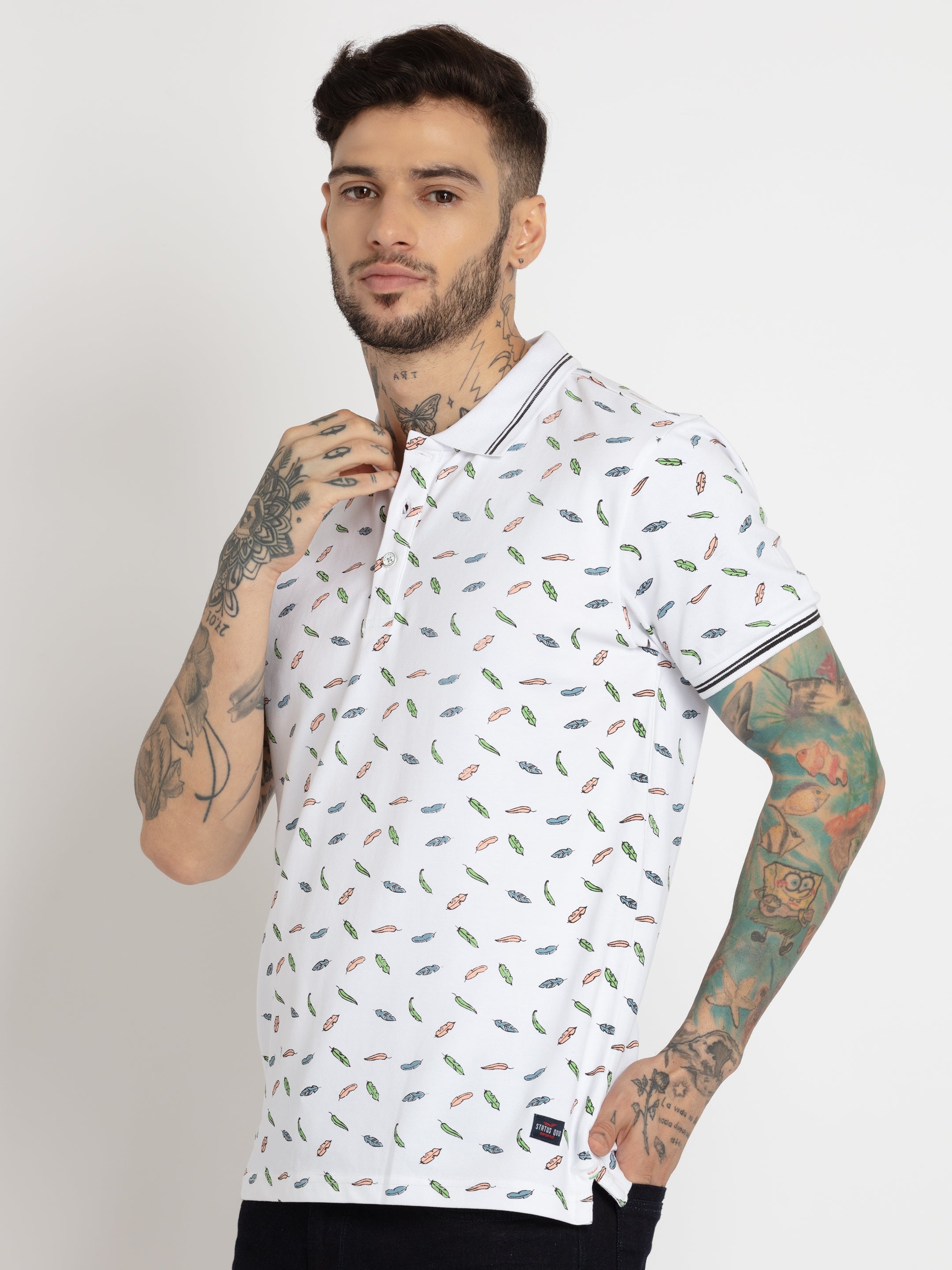 Printed polo t shirts online