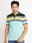 striped polo t shirt