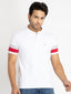 Printed polo t shirt