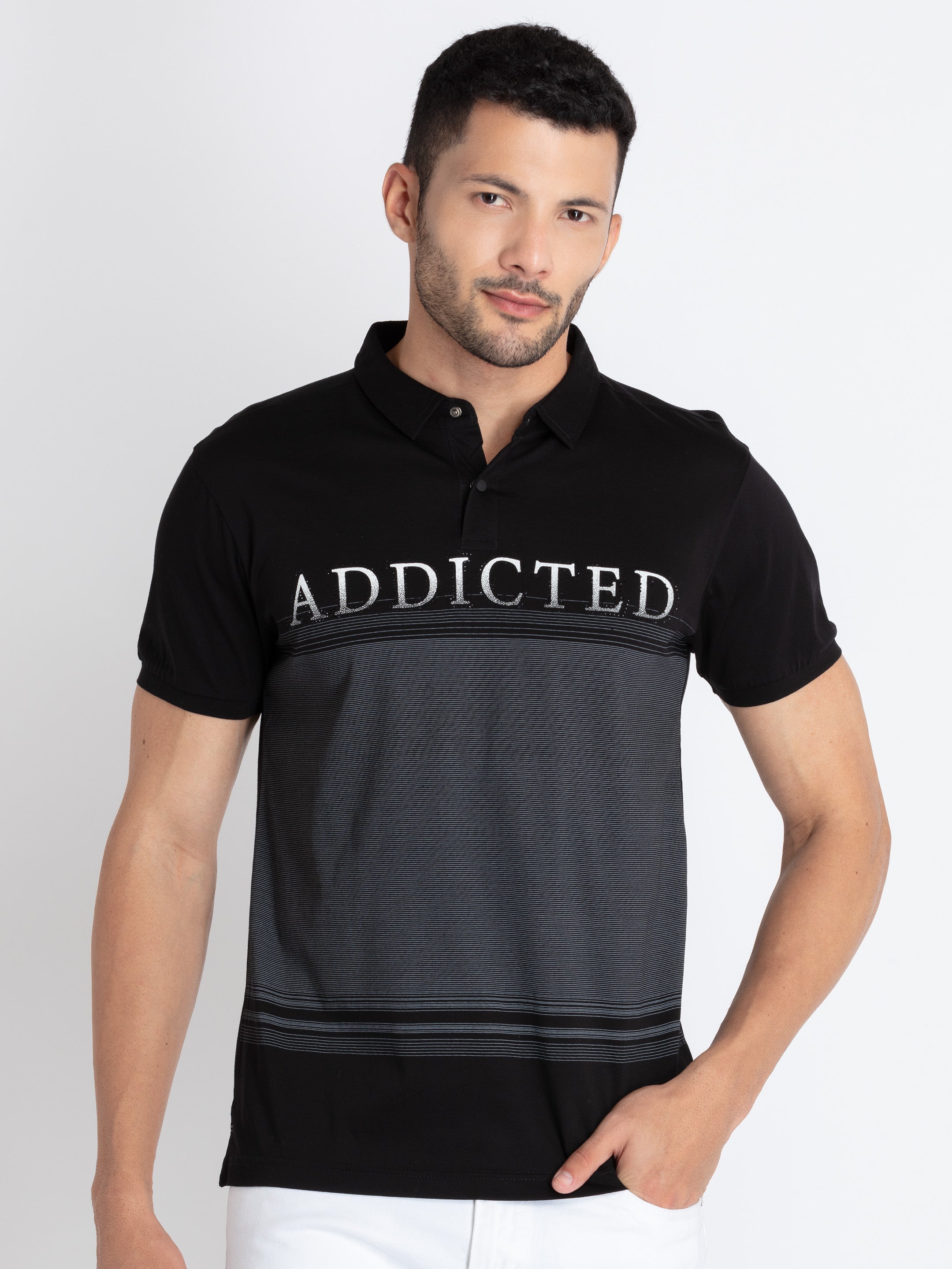 Status Quo |Men's Printed Polo T-shirt - S, M, L, XL, XXL