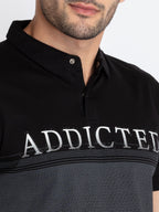 Mens Printed Polo T-Shirt