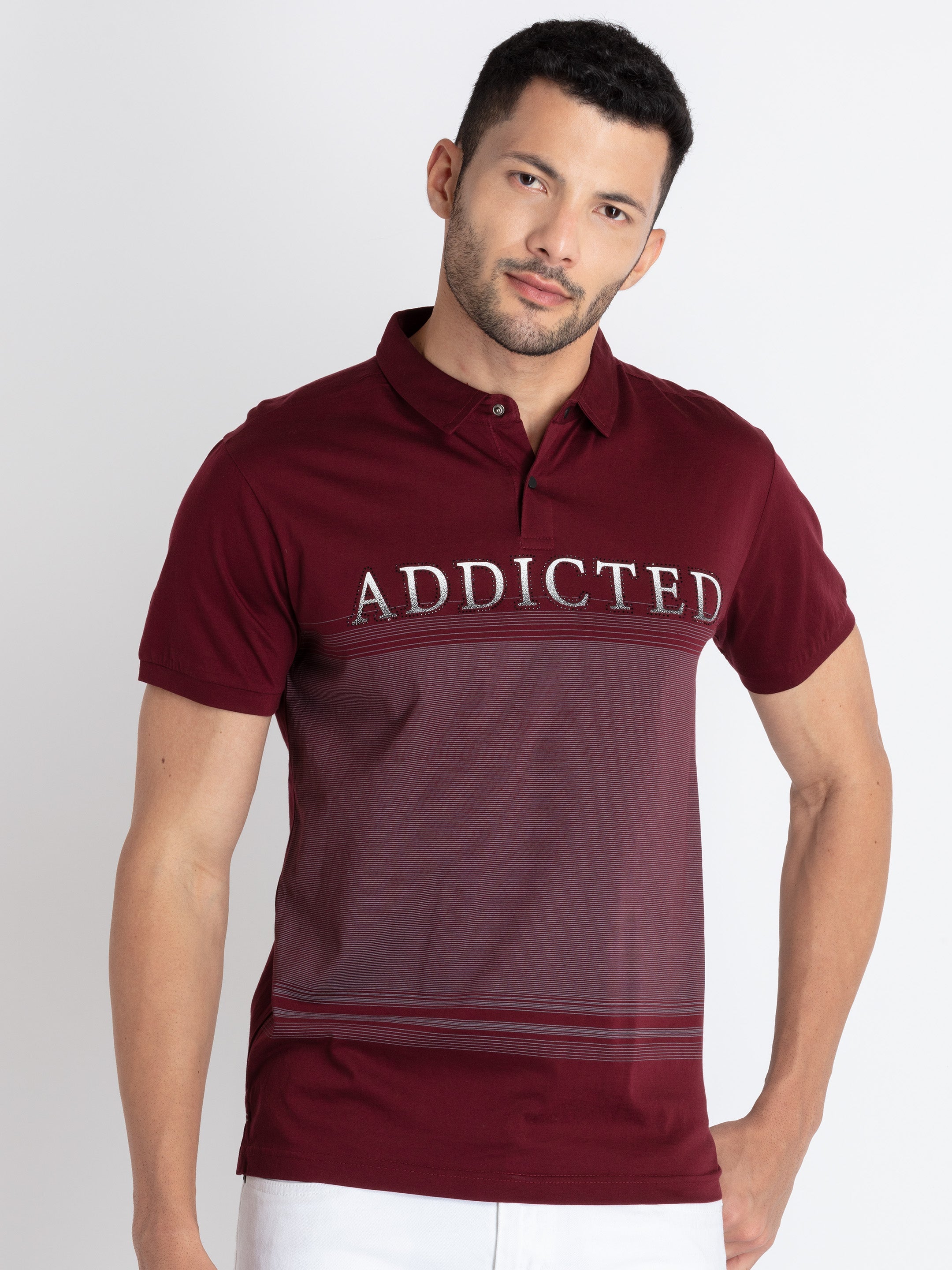 Status Quo |Men's Printed Polo T-shirt - S, M, L, XL, XXL Main image