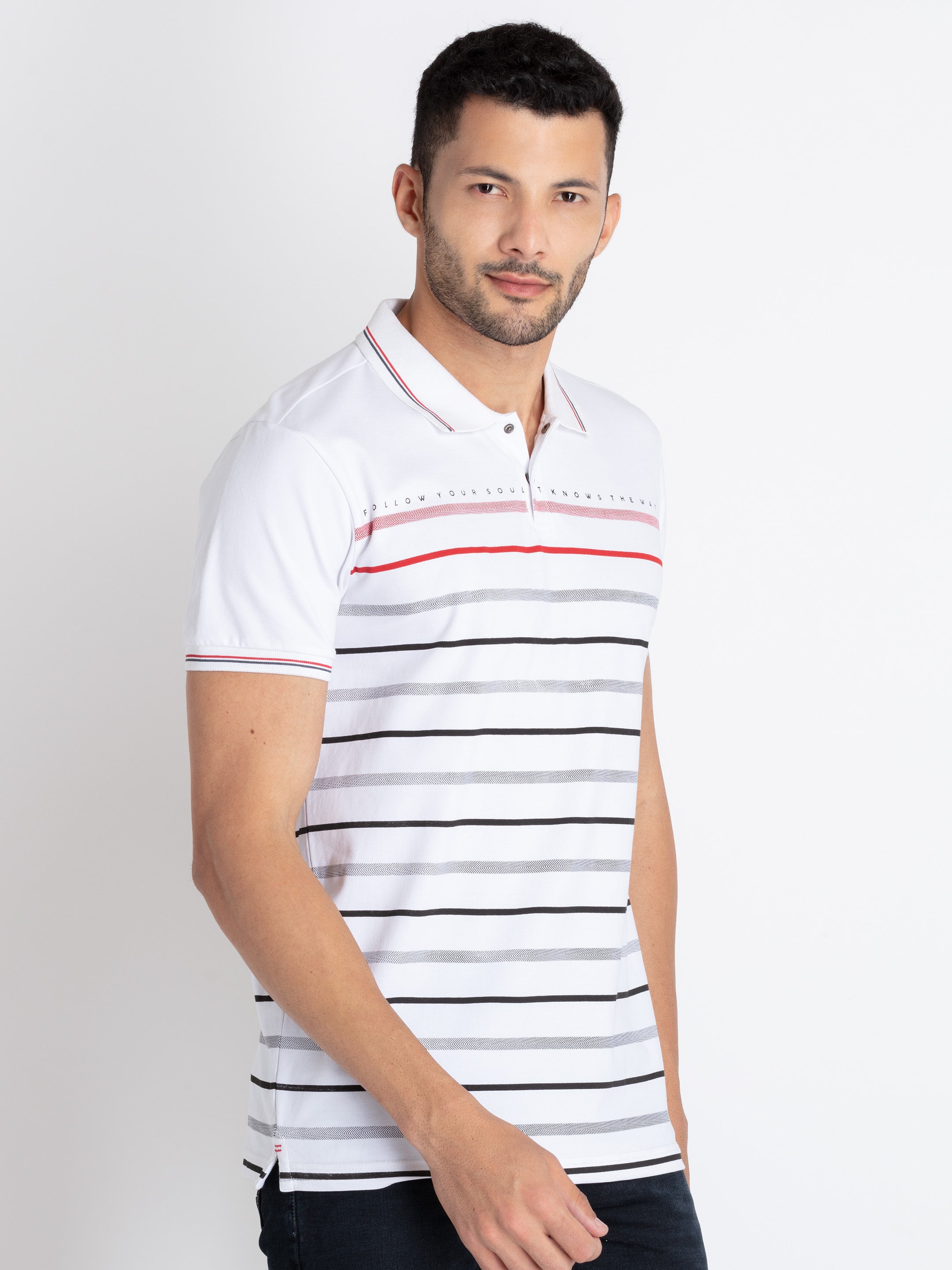 Mens All Over Printed Polo T-Shirt