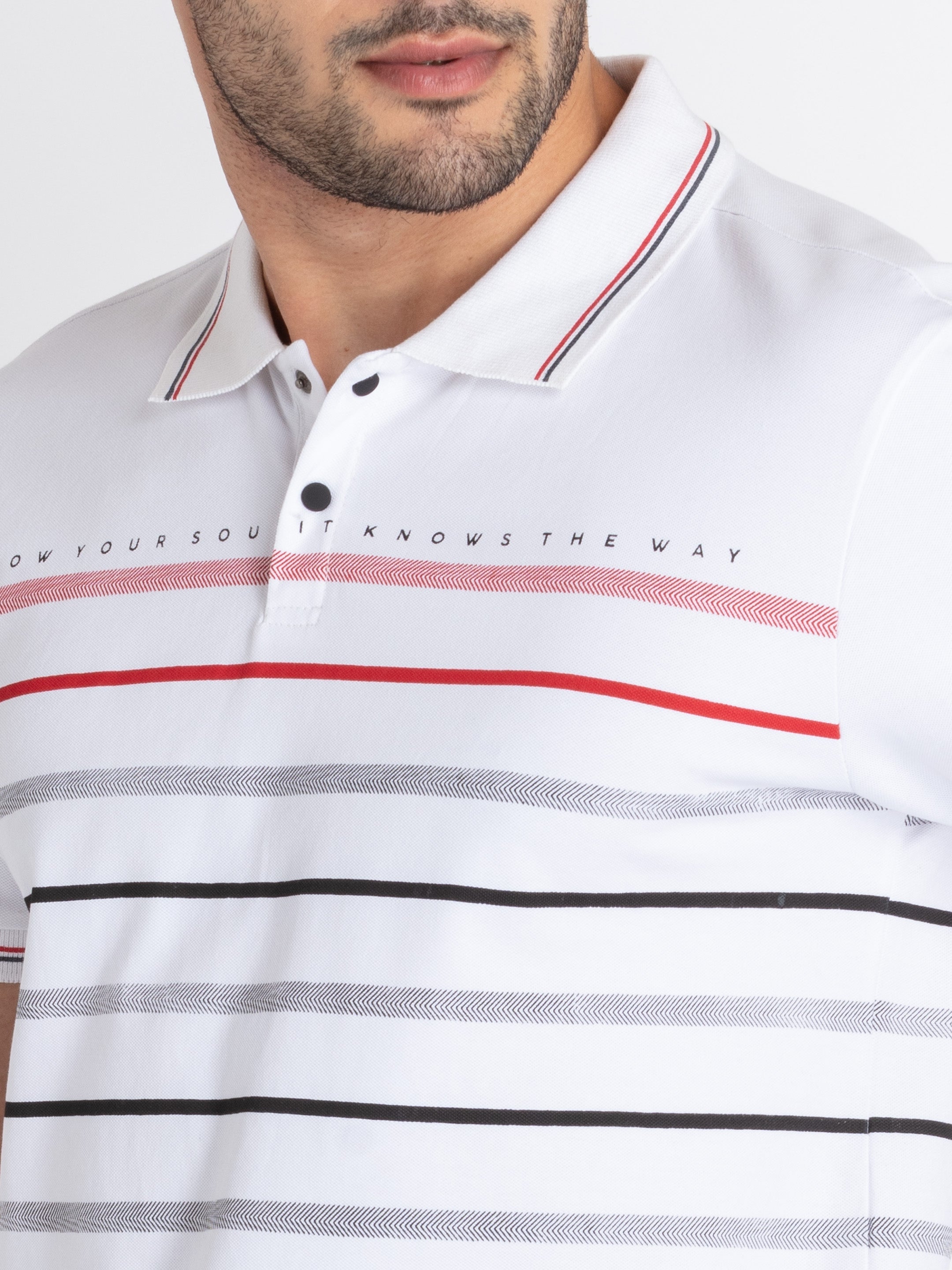 Mens All Over Printed Polo T-Shirt