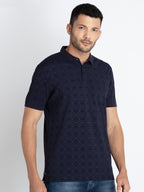 Mens All Over Printed Polo T-Shirt