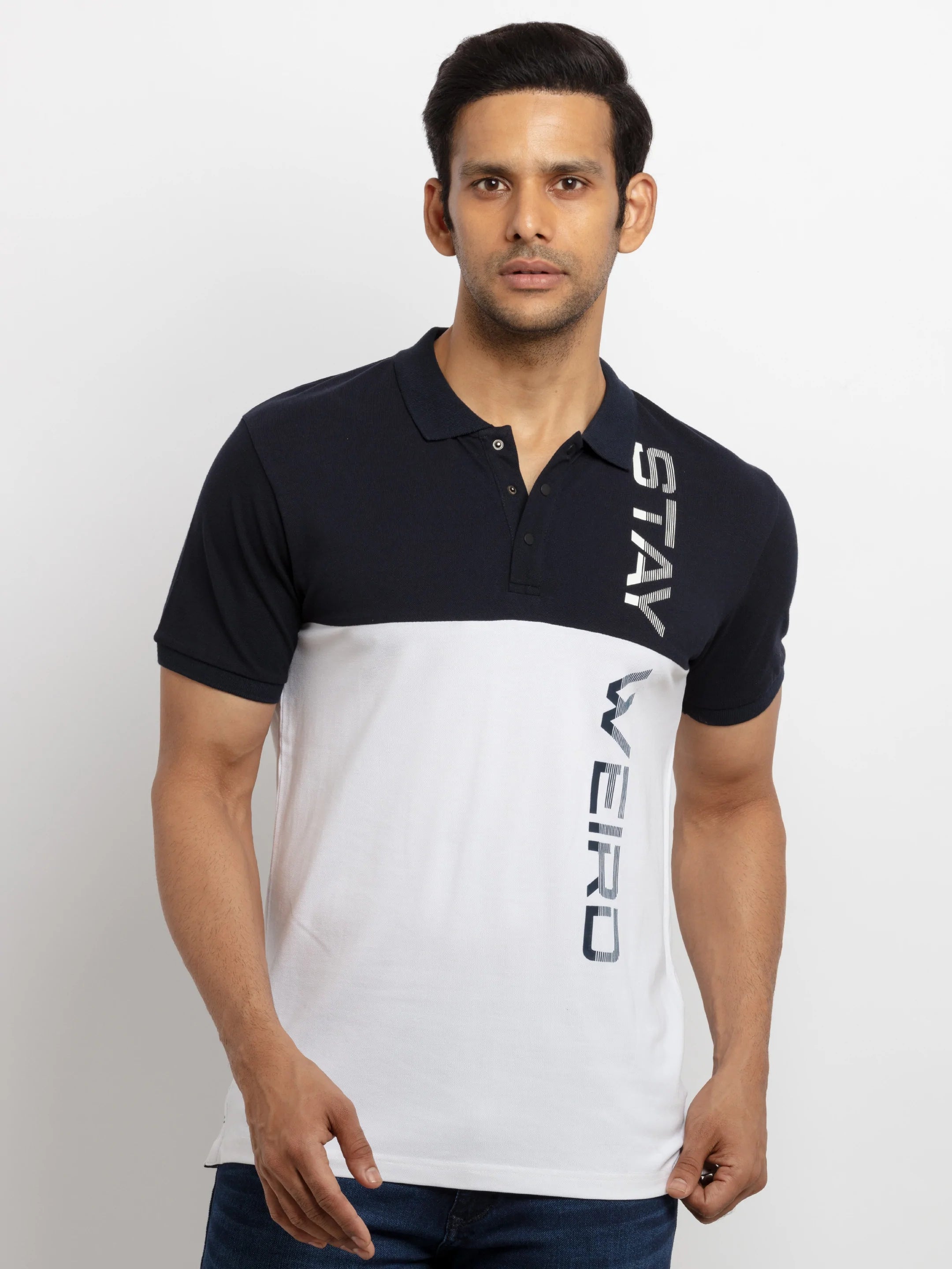 Solid polo t shirt