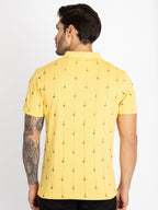 Mens All Over Printed Polo T-Shirt