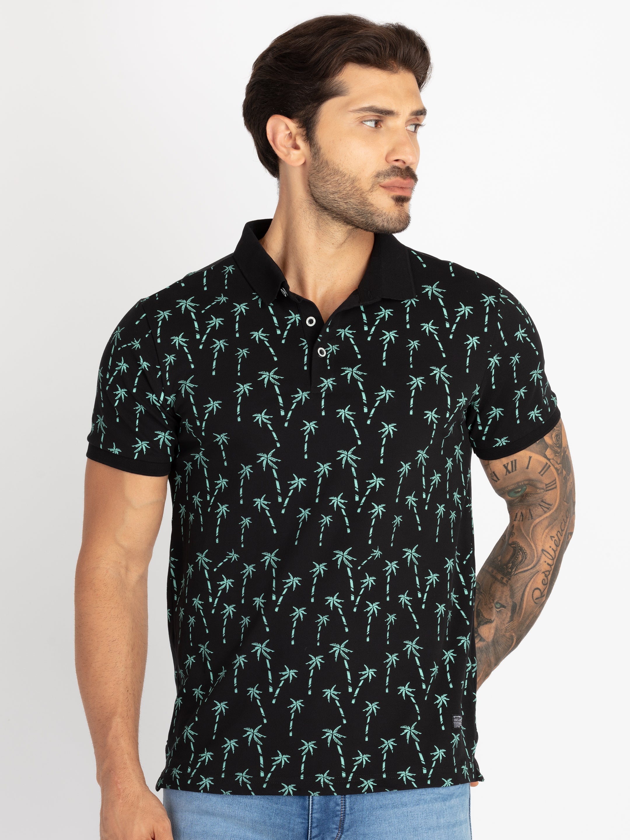 Status Quo |Men's Printed Polo T-shirt - S, M, L, XL, XXL Main image