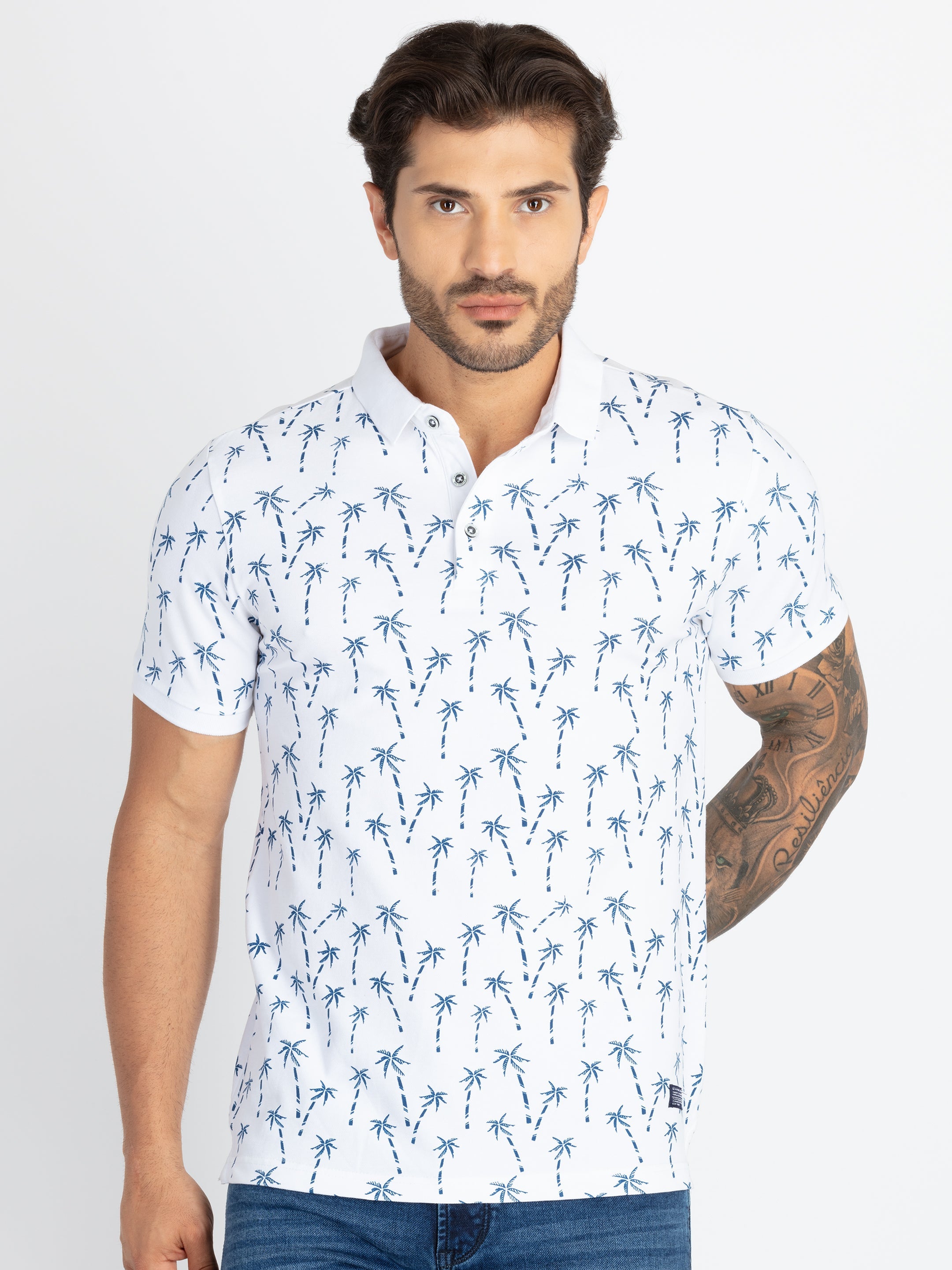 Status Quo |Men's Printed Polo T-shirt - S, M, L, XL, XXL