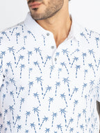 Mens All Over Printed Polo T-Shirt