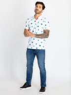 Mens All Over Printed Polo T-Shirt