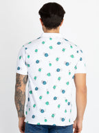 Mens All Over Printed Polo T-Shirt