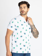 Mens All Over Printed Polo T-Shirt