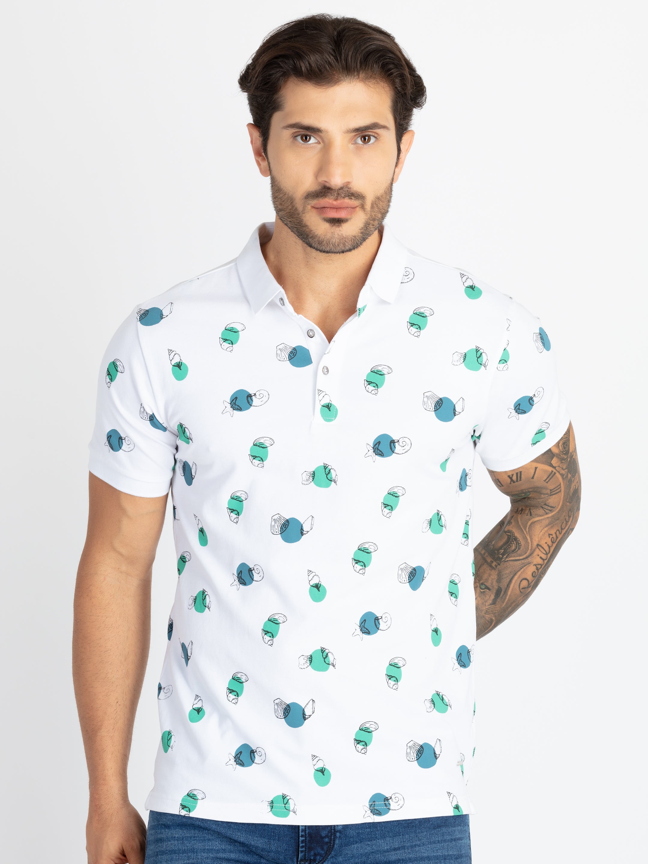 Status Quo |Men's Printed Polo T-shirt - S, M, L, XL, XXL