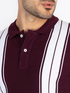 Mens Colourblock Polo T-Shirt