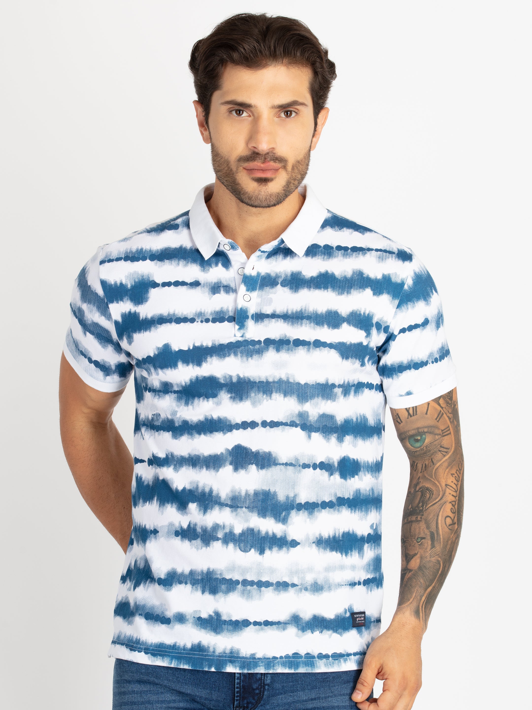 Status Quo |Men's Printed Polo T-shirt - S, M, L, XL, XXL