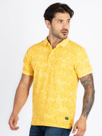 Mens All Over Printed Polo T-Shirt