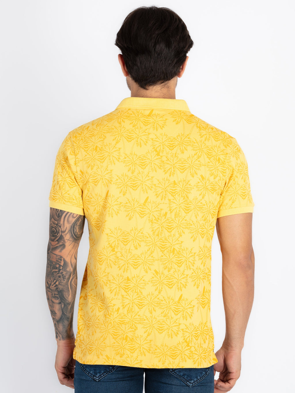 Mens All Over Printed Polo T-Shirt