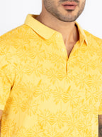 Mens All Over Printed Polo T-Shirt