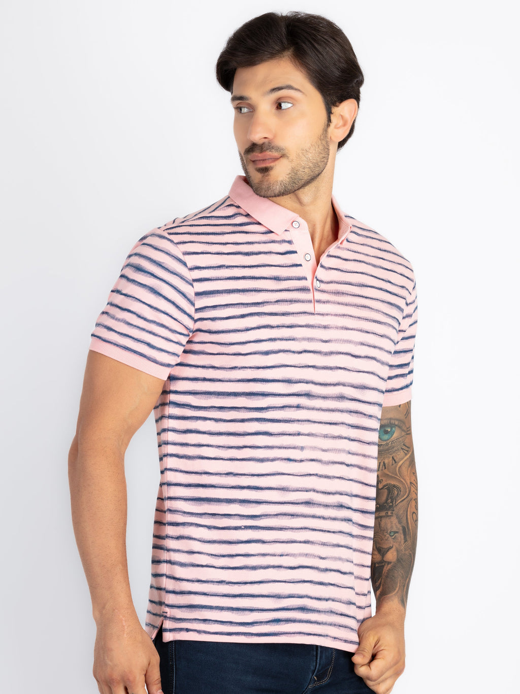 Mens All Over Printed Polo T-Shirt
