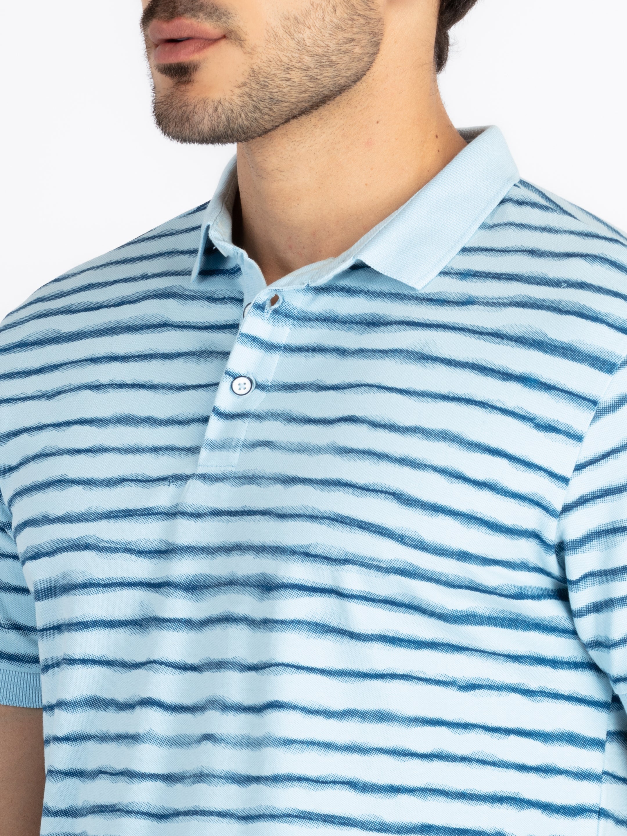 Mens All Over Printed Polo T-Shirt