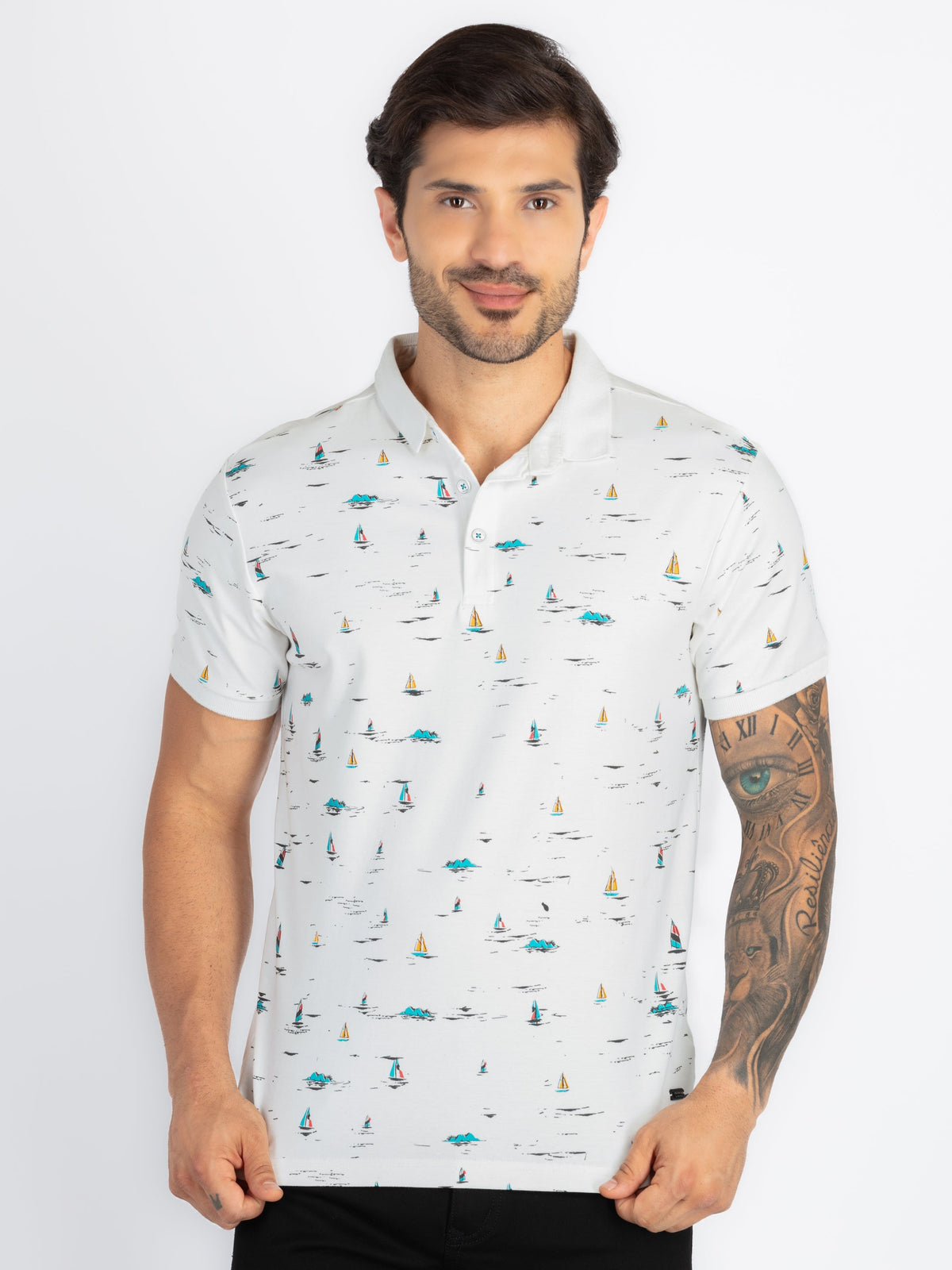 Status Quo |Men's Printed Polo T-shirt - S, M, L, XL, XXL