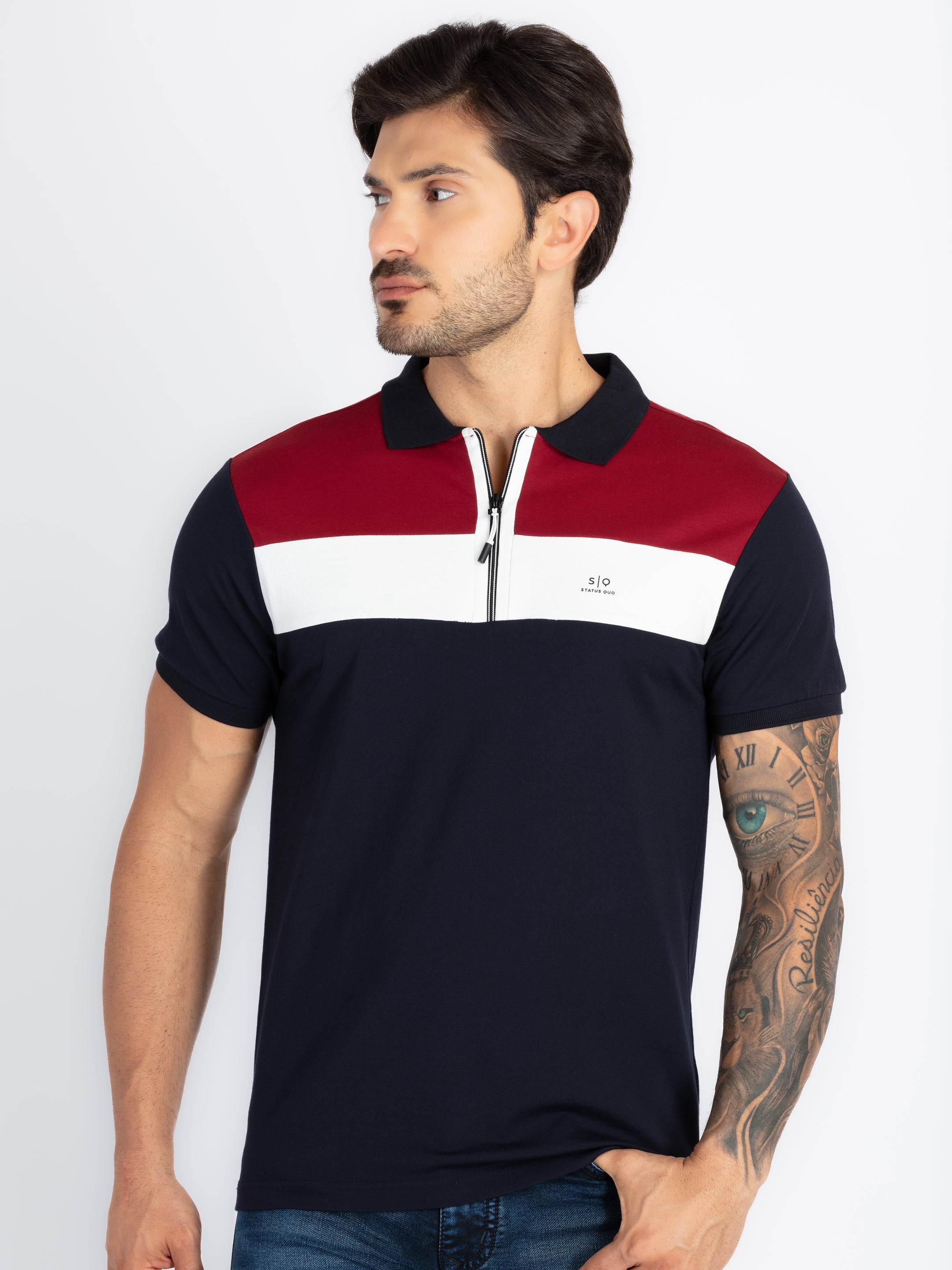 Status Quo |Men's Printed Polo T-shirt - S, M, L, XL, XXL
