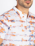 Mens All Over Printed Polo T-Shirt
