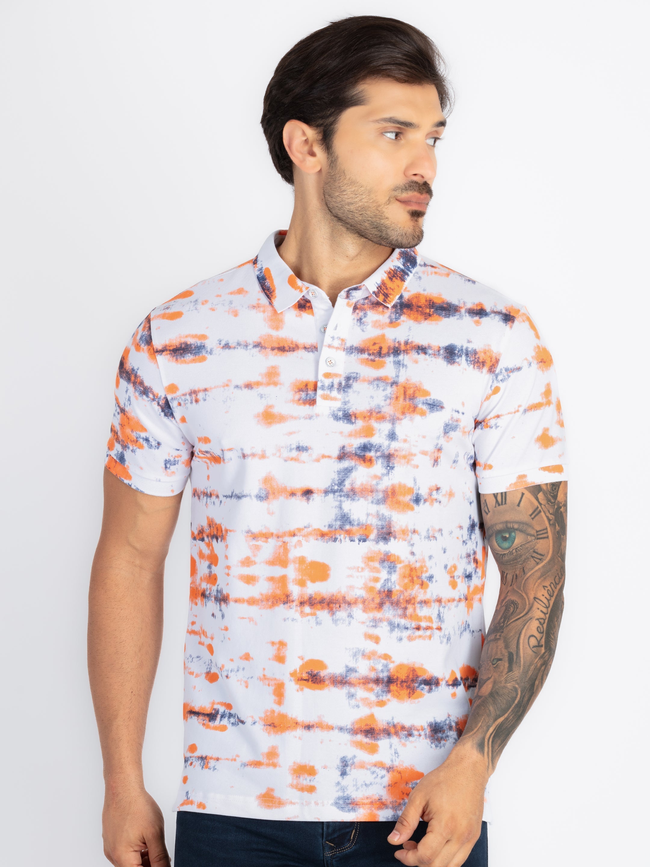 Status Quo |Men's Printed Polo T-shirt - S, M, L, XL, XXL Main image