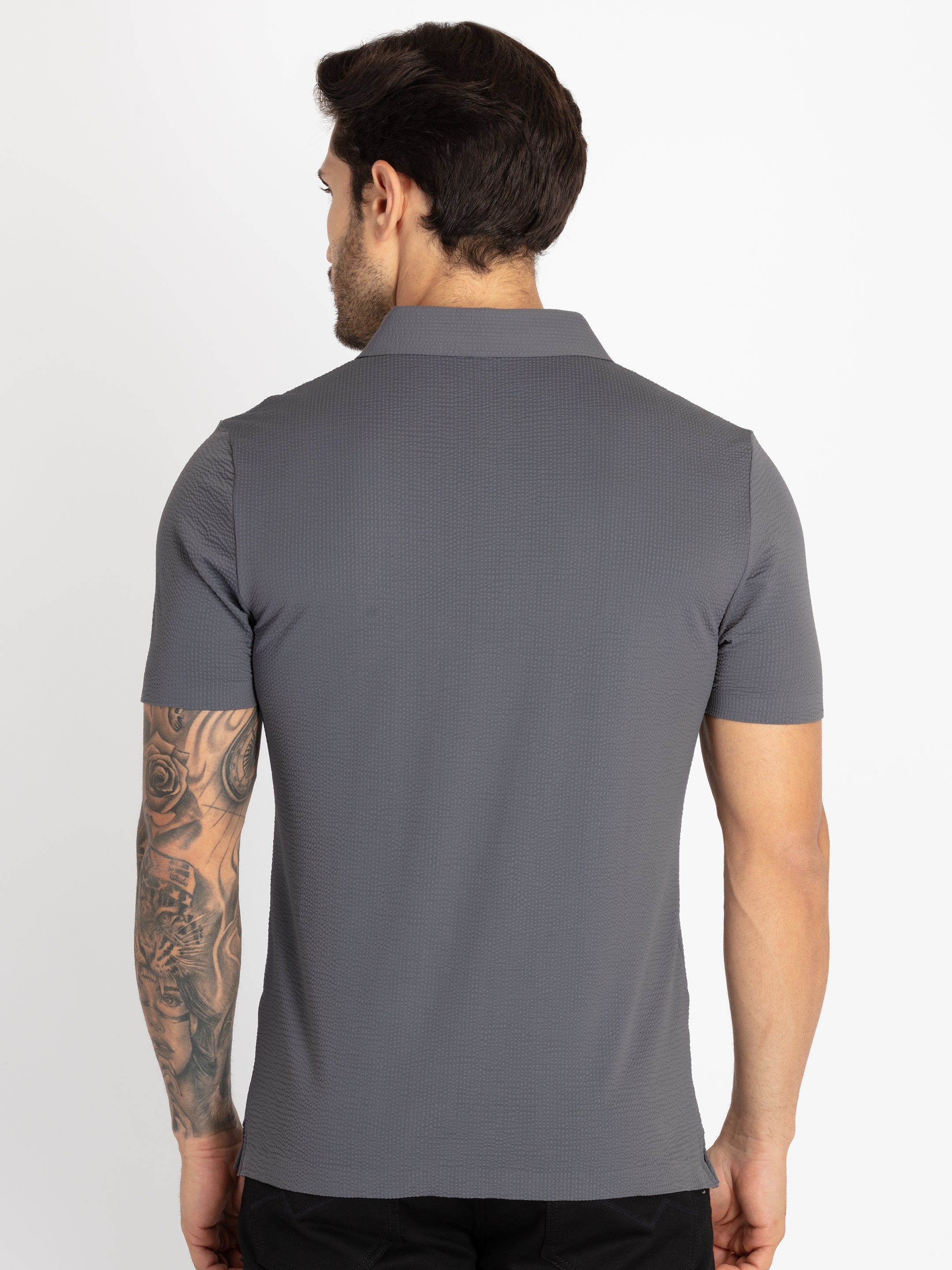 Mens Solid Polo T-Shirt
