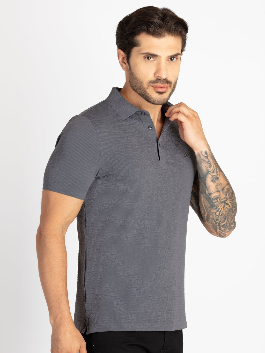 Mens Solid Polo T-Shirt