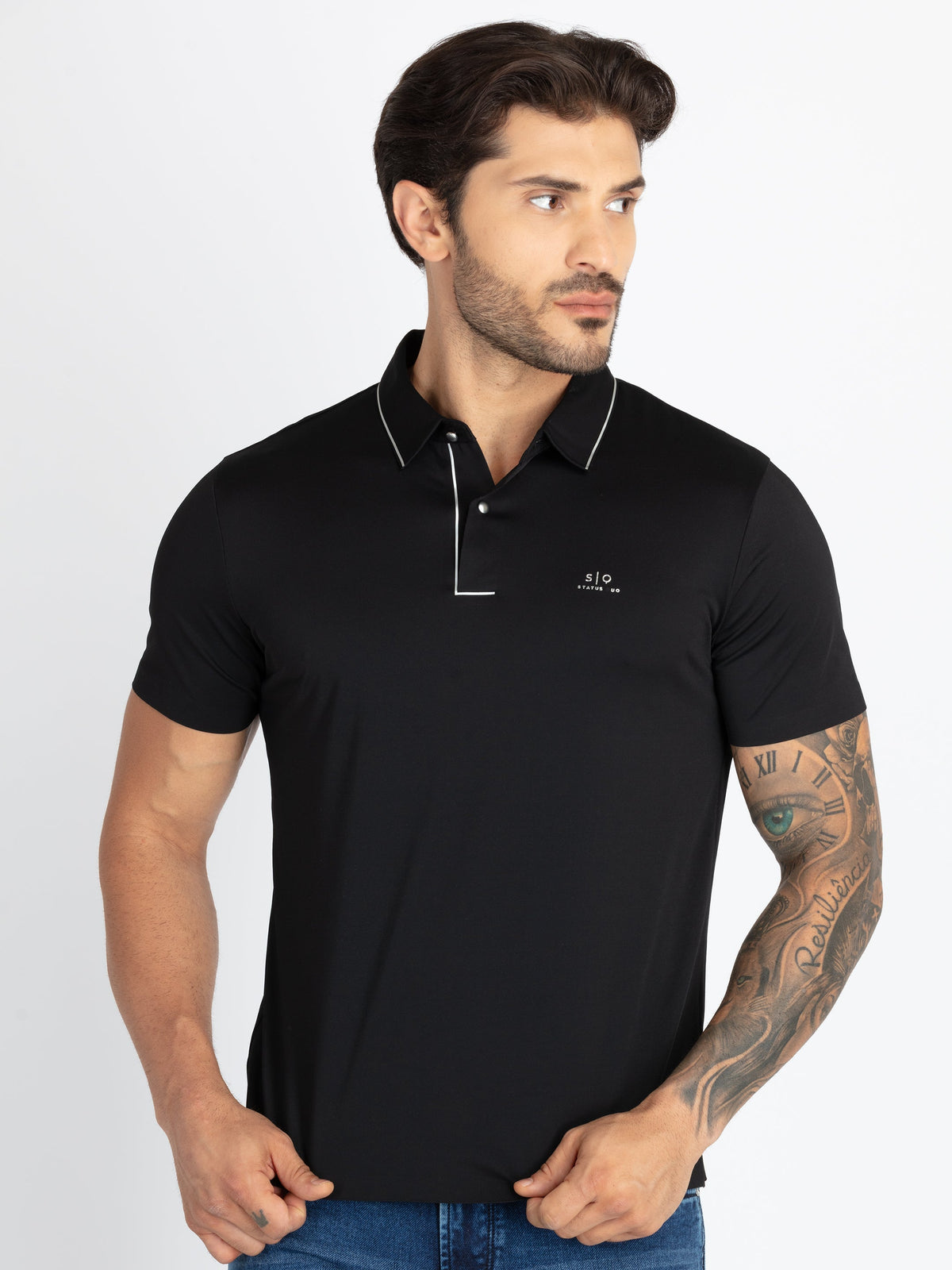 Status Quo |Men's Printed Polo T-shirt - S, M, L, XL, XXL