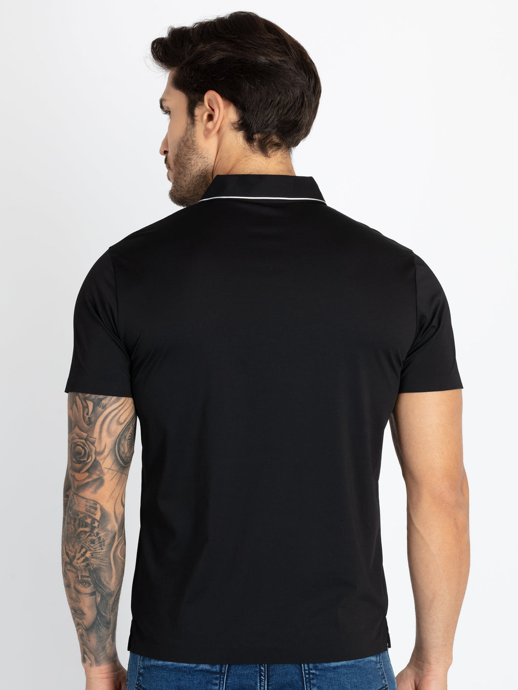 Mens Solid Polo T-Shirt