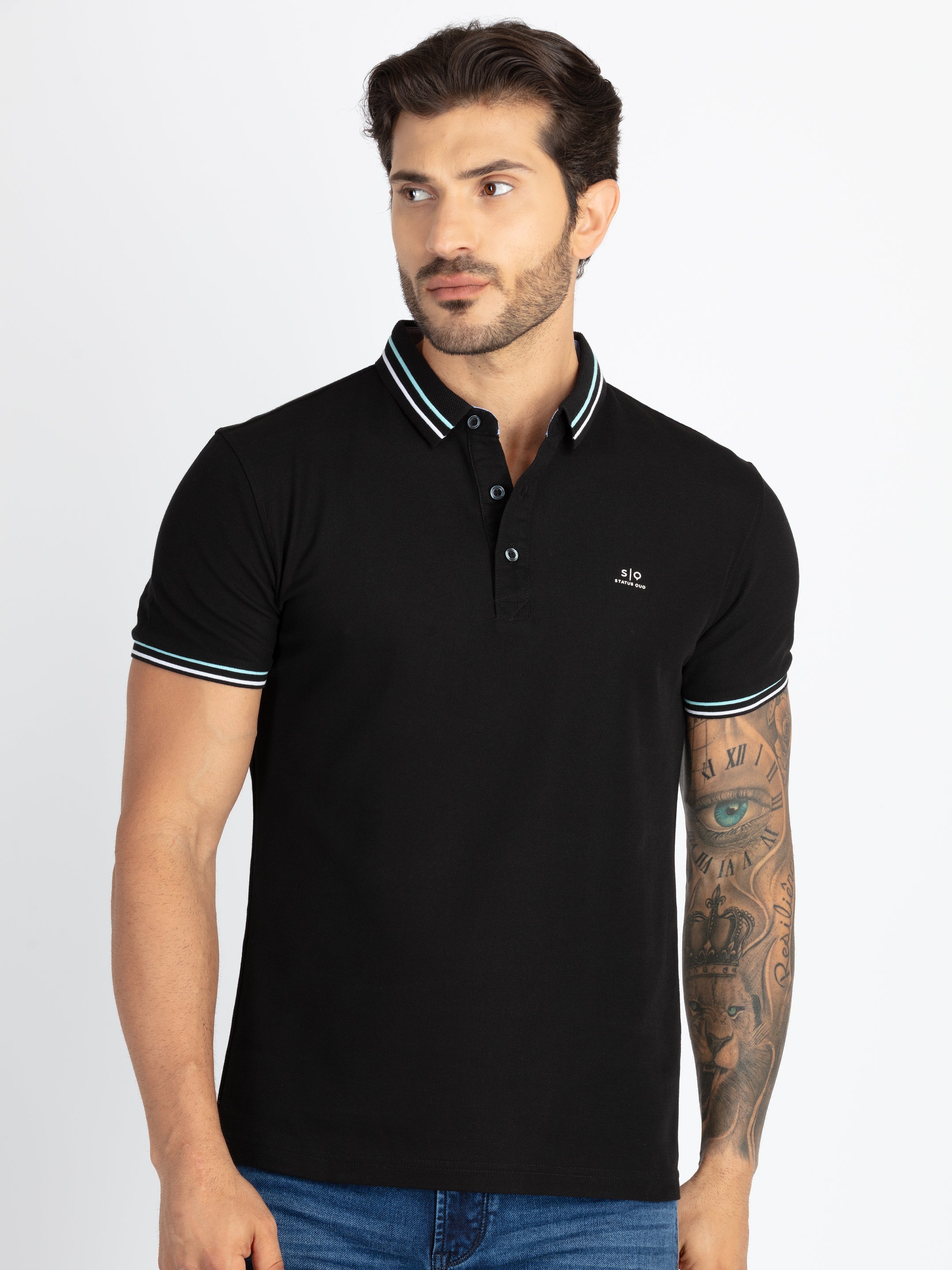 Status Quo |Men's Printed Polo T-shirt - S, M, L, XL, XXL
