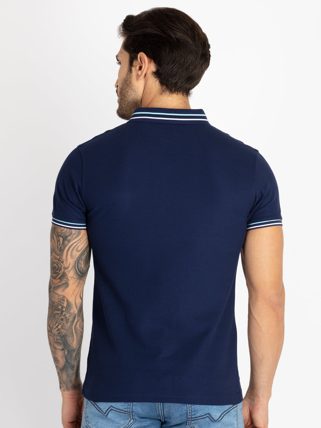Mens Solid Polo T-Shirt