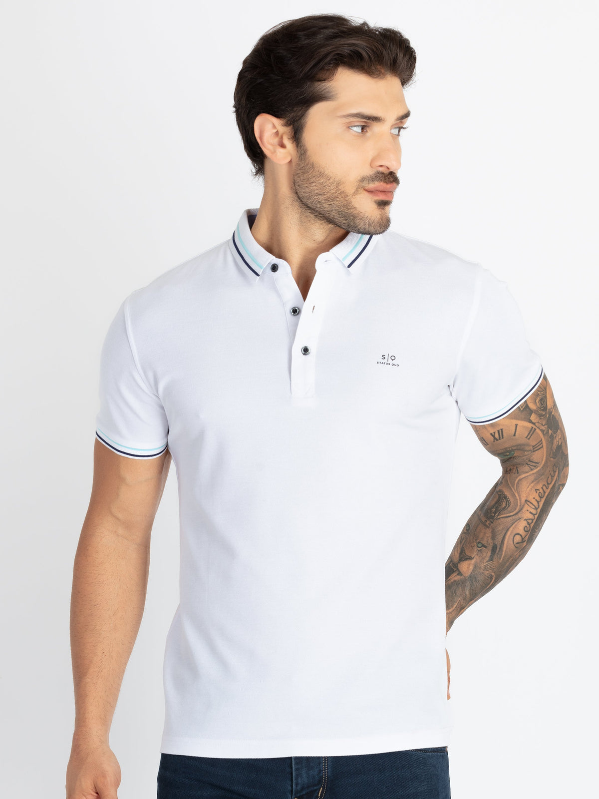 Status Quo |Men's Printed Polo T-shirt - S, M, L, XL, XXL