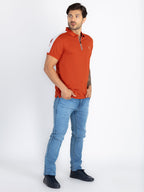 Mens Colourblock Polo T-Shirt