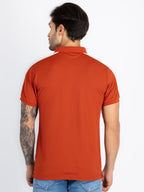 Mens Colourblock Polo T-Shirt