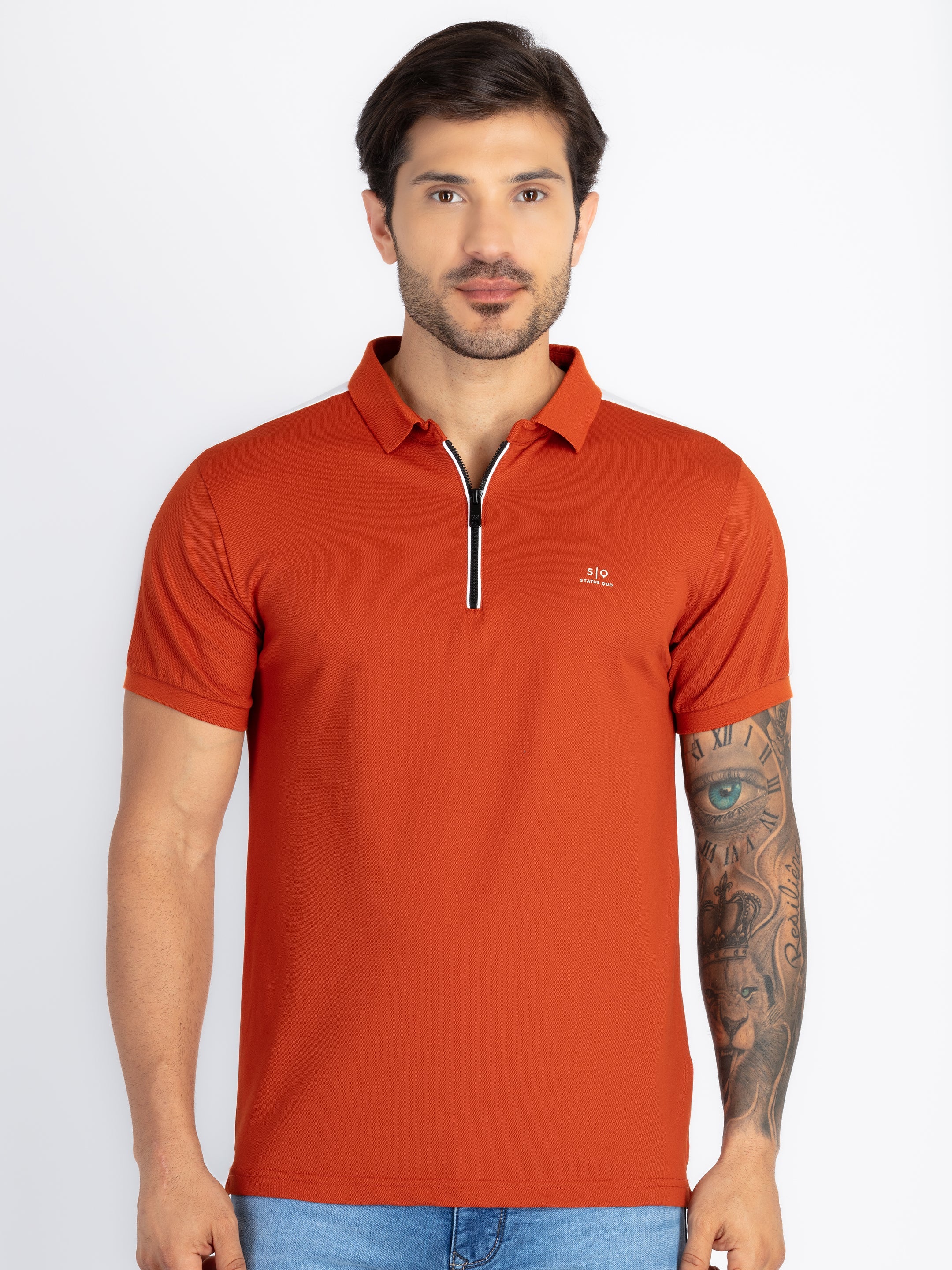 Status Quo |Men's Printed Polo T-shirt - S, M, L, XL, XXL