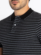 Mens Striped Polo T-Shirt