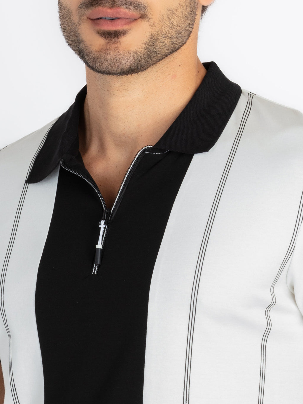 Mens Colourblock Polo T-Shirt