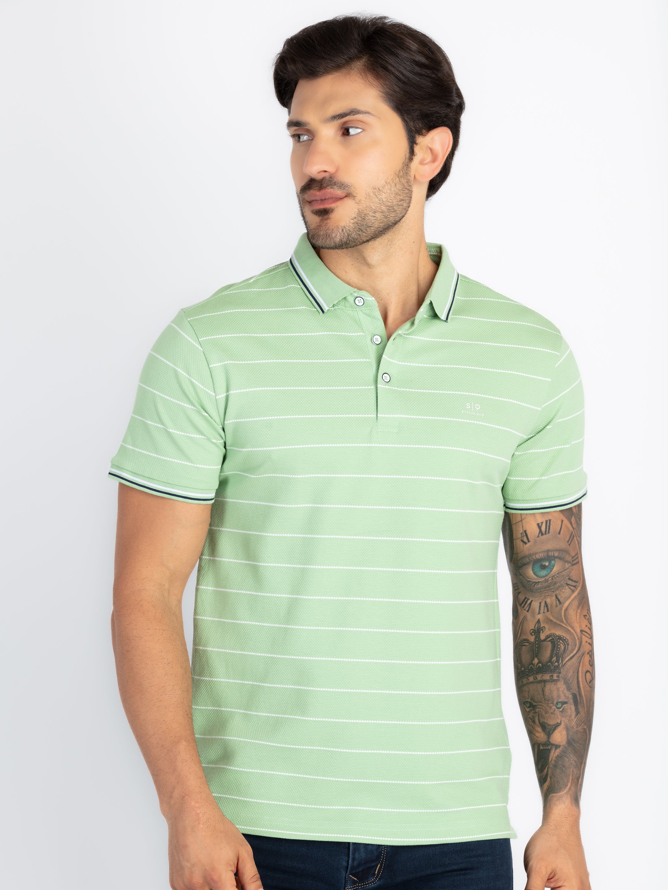 Status Quo |Men's Printed Polo T-shirt - S, M, L, XL, XXL