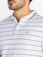 Mens Striped Polo T-Shirt