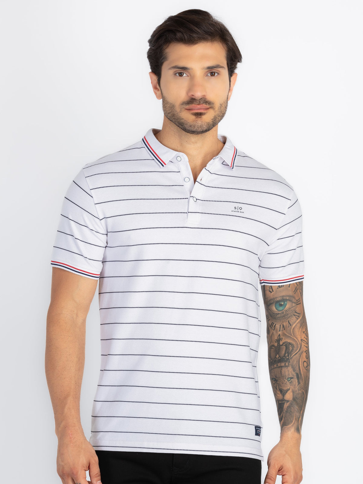 Status Quo |Men's Printed Polo T-shirt - S, M, L, XL, XXL