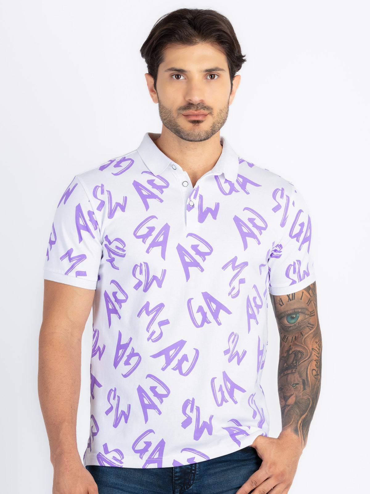 Status Quo |Men's Printed Polo T-shirt - S, M, L, XL, XXL