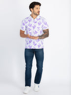 Mens All Over Printed Polo T-Shirt