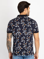 Mens All Over Printed Polo T-Shirt