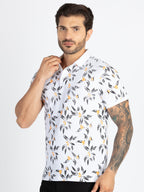 Mens All Over Printed Polo T-Shirt