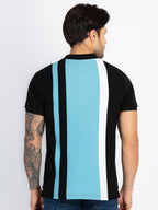Mens Colourblock Polo T-Shirt